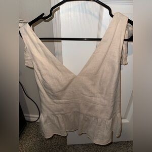 Banana Republic Elegant Cream Women's Top